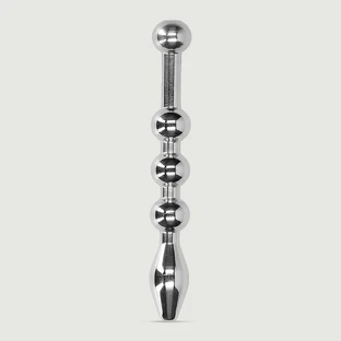 Metall Penis Perlen Sounding Plug 8 mm - Silber