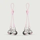 Pinces à mamelons avec clochettes - Rose