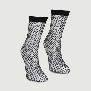 Calcetines de rejilla con purpurina - Talla única