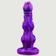 Monster Silicone Open Tip Dildo With Suction Cup 23 x 5,4 cm - Purple