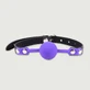 Ball Gag cu bilă de silicon - Purple