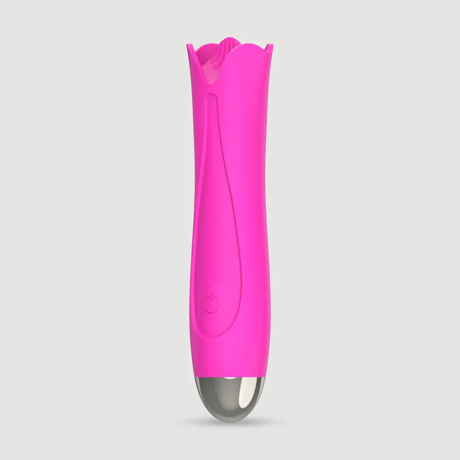 Mini vibrador de silicona My Mini Tongue - Rosa