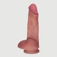 Anthony 20 cm Dubbellaagse Silicone Ultra Realistische Dildo met Ballen & Zuignap - Vlezig
