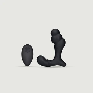Aparat de masaj prostatic vibrator controlat de la distanță - negru