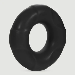 Forto F-33 Anillo para el pene mediano de silicona de 21 mm - Negro