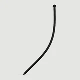 300 x 8.5 mm Silicone Urethral Sound - Black