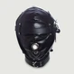 S&M No Sensor Hood Offener Mund Mundschutz - Schwarz