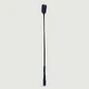 Crop din piele lustruită 26" - negru