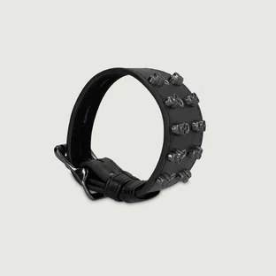 Schedels & Beenderen Armband - Zwart