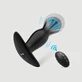 Orion Vibrator siliconic gonflabil pentru prostată, controlat de la distanță - Negru