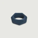 Boners Anillo para el pene de silicona en forma de diamante - Gris