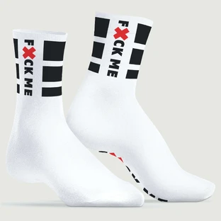 Calcetines FUCK ME - Blanco - 39-45