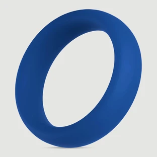 Forto F-64 Anneau de 50 mm de large en silicone - Bleu