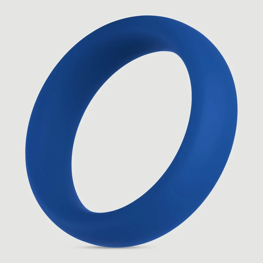 Forto F-64 Anneau de 50 mm de large en silicone - Bleu