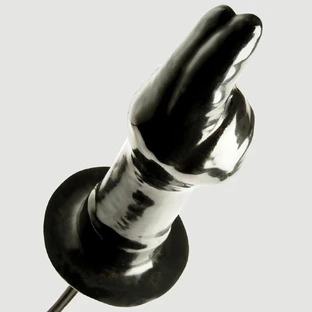 Pugno gonfiabile Dildo 22 x 7 cm - Nero