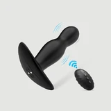 Vibrador de silicona para próstata con mando a distancia Arlo - Negro