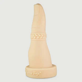 Just One Finger Large Platinum Silicone Gildo Gape 28 cm - Chair