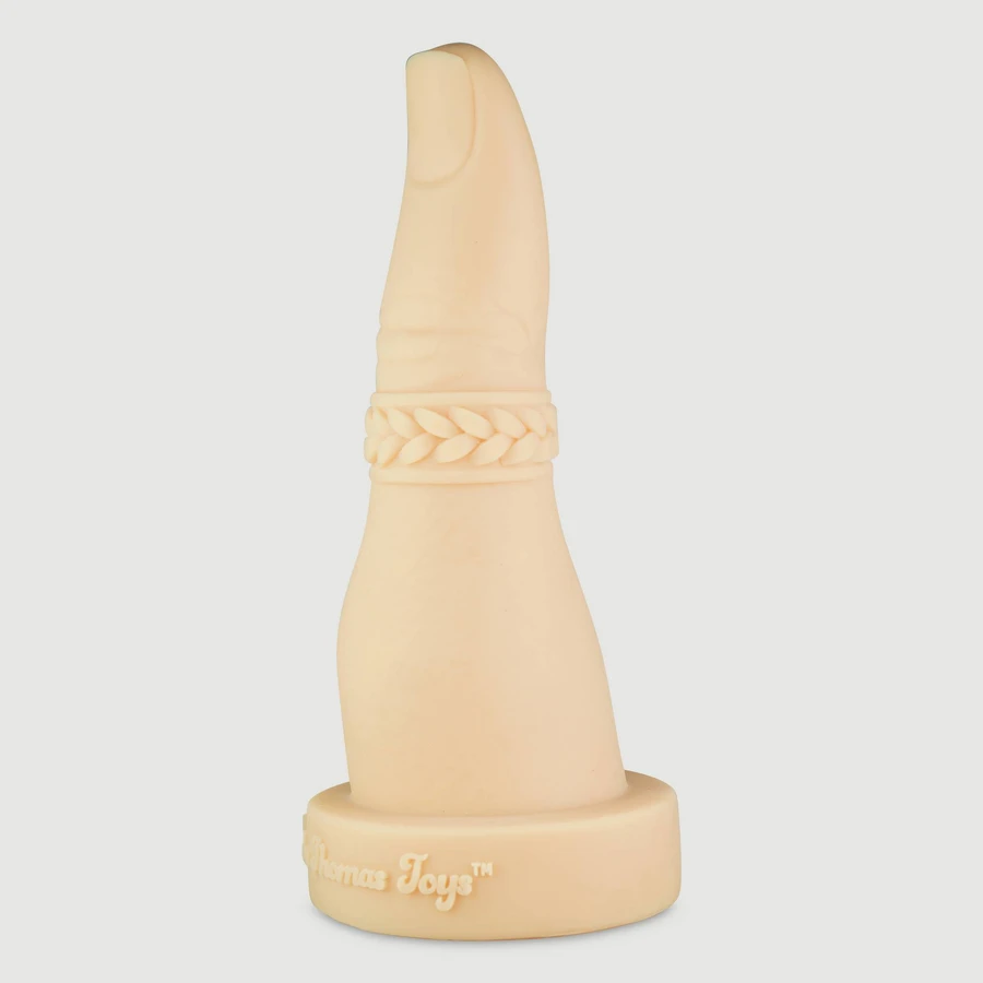 Just One Finger Consolador grande de silicona platino 28 cm - Carne