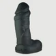 Fat Boy Platinum Silikon Großer Realistischer Dildo Mit Kugeln 25,4 cm - Schwarz
