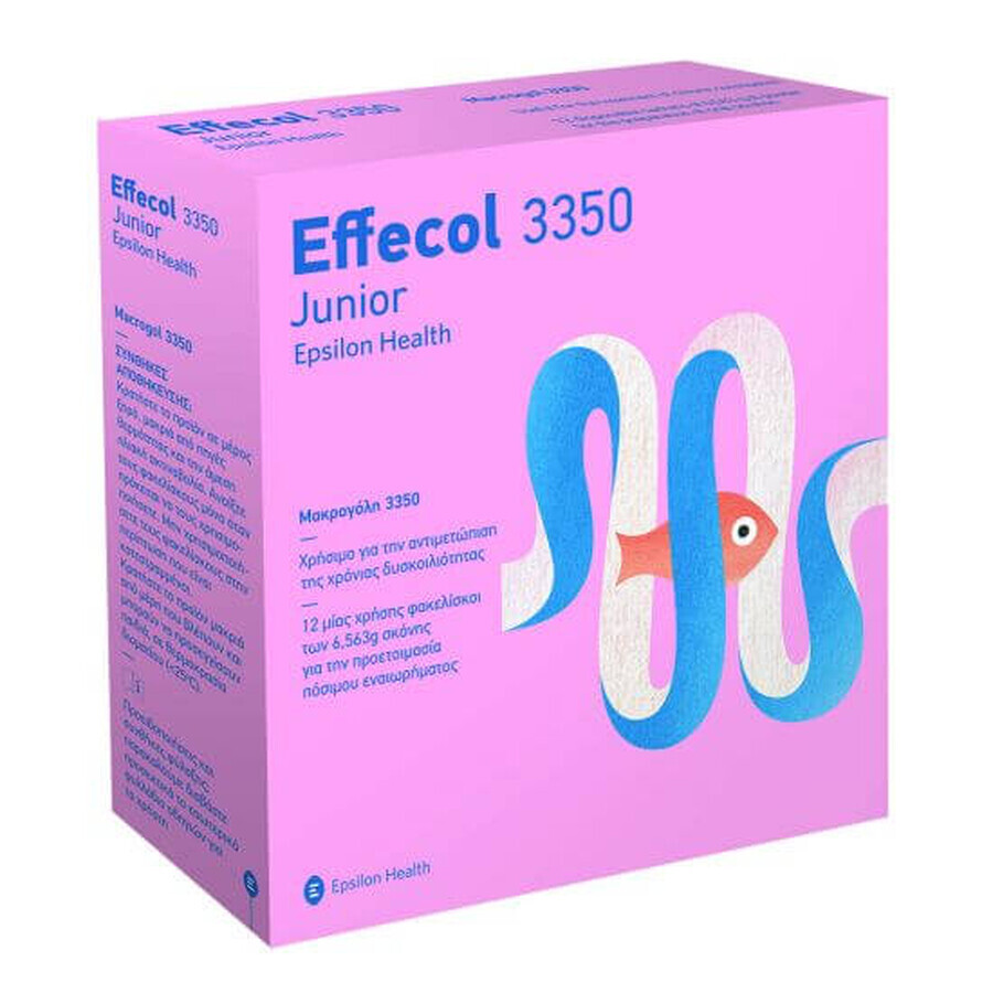 Effecol 3350 Junior Epsilon Health, 12 Beutel x 6,5 g