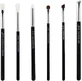Jessup Negro/Plata Mixto Cepillo para el pelo Set de 6 Cepillos