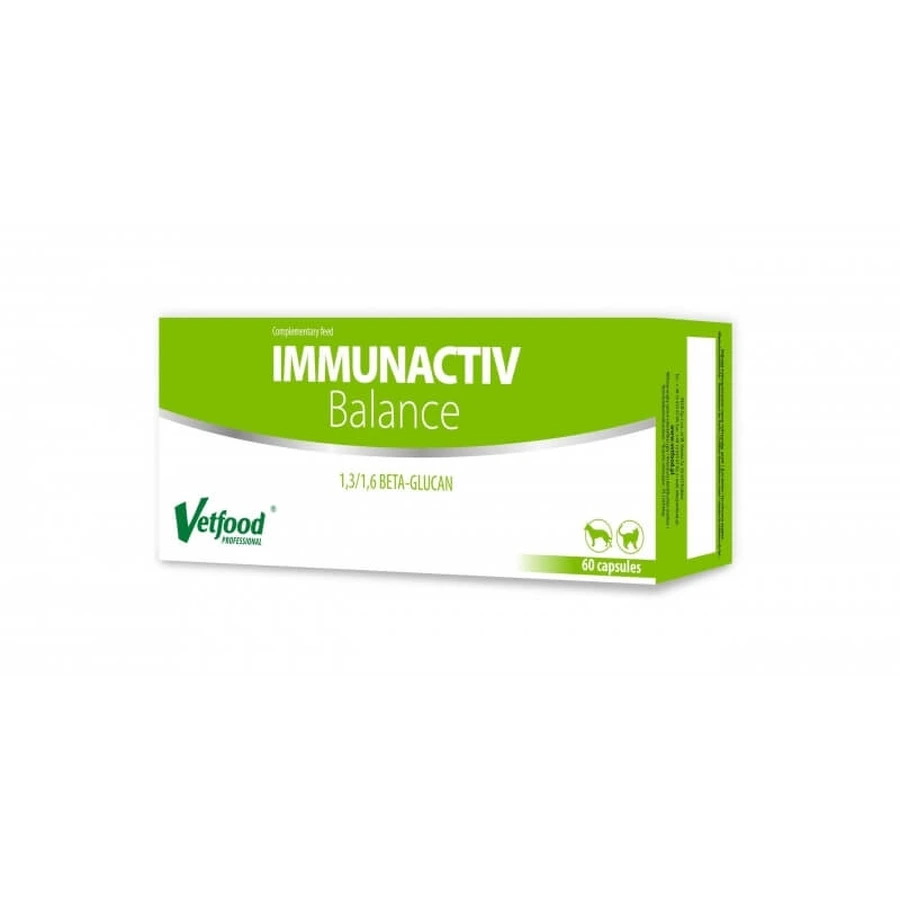 VETFOOD Immunactiv Balance 60 cápsulas.
