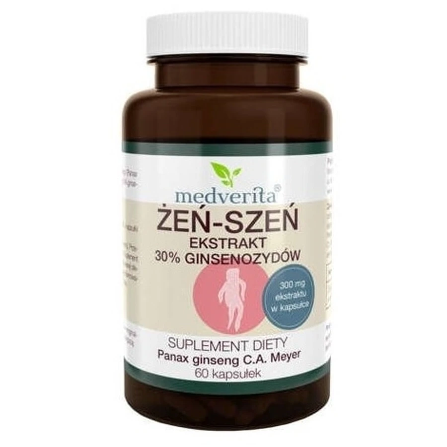 Medverita Extrait de Ginseng 30% 60 gélules
