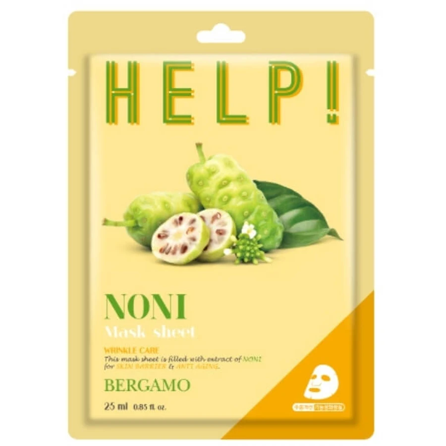 Bergamo Help Kojąca maska w płachcie z morwą indyjską 25 ml: ceny i cechy