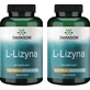 Swanson L-Lysine 500mg 100 capsules Multi-pack x 2