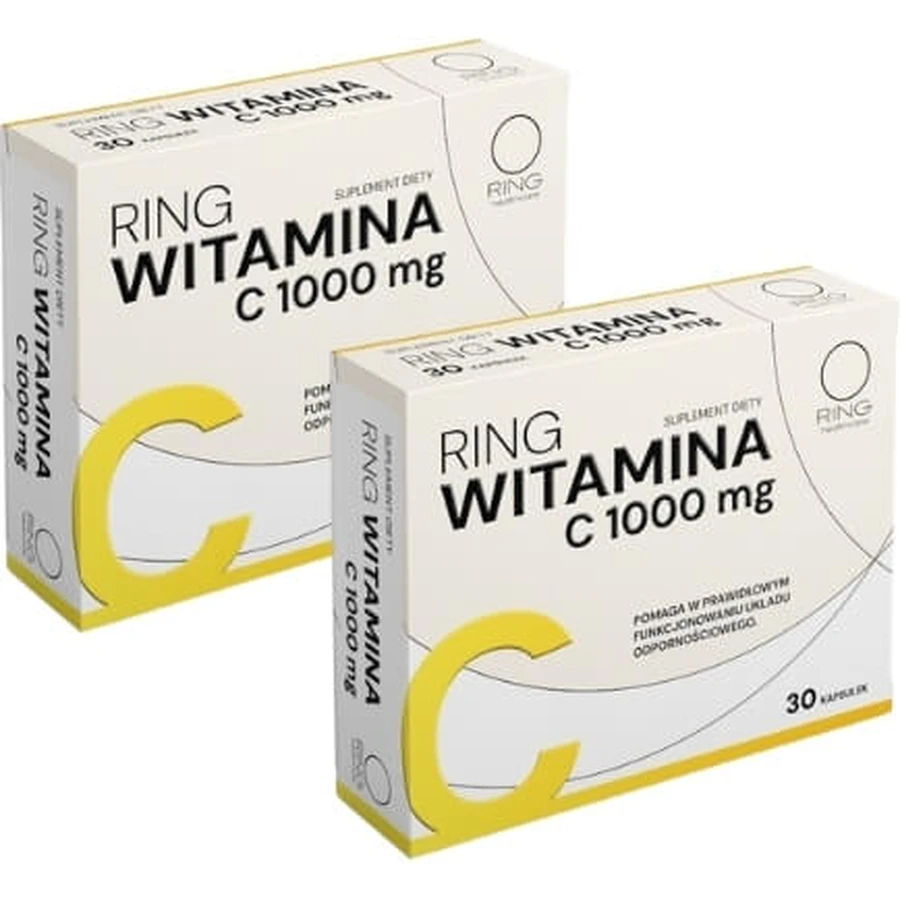 Ring Vitamina C 1000 mg 30 capsule Multi-pack x 2