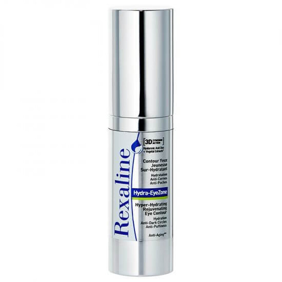 Hydra-EyeZone Gel Crema Contorno de Ojos, 15 ml, Rexaline