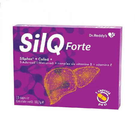 SilQ Forte, 15 gélules, Dr. Reddys