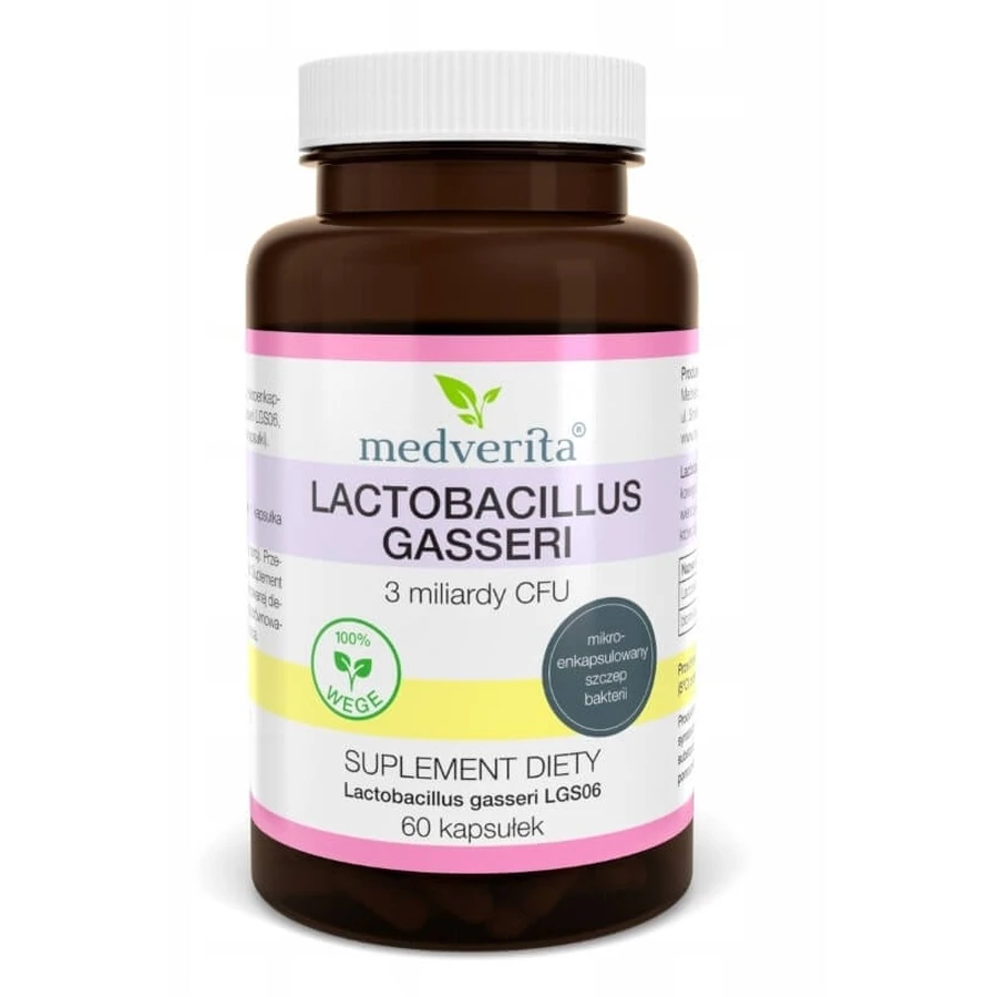 Medverita lactobacillus gasseri 3 60 capsules