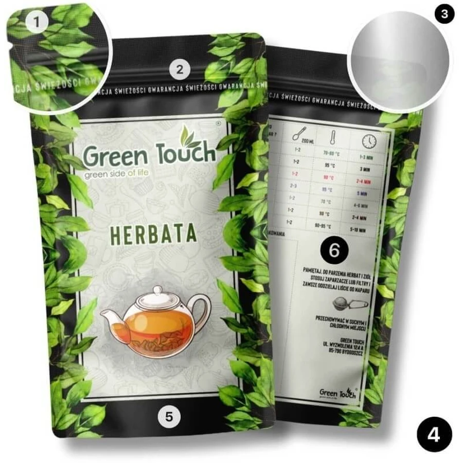 Green Touch Black leaf tea Black apple pie 50 g