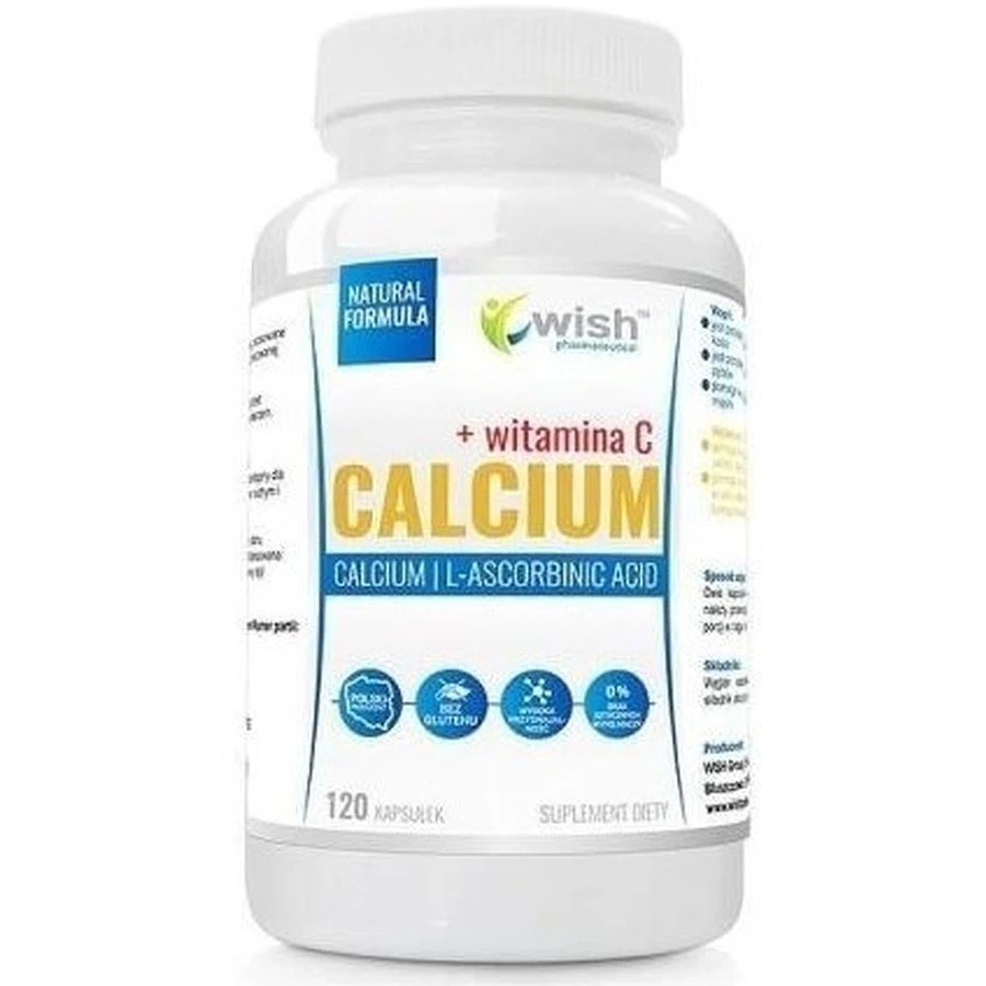 Wish Calcium + Vitamine C 120 gélules