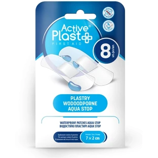 ActivePlast Aqua Stop Waterproof Plasters 7 x 2 cm 8 pièces