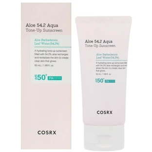 COSRX Aloe 54.2 Aqua Tone-Up Protecție solară cremă de tonifiere ușoară ...