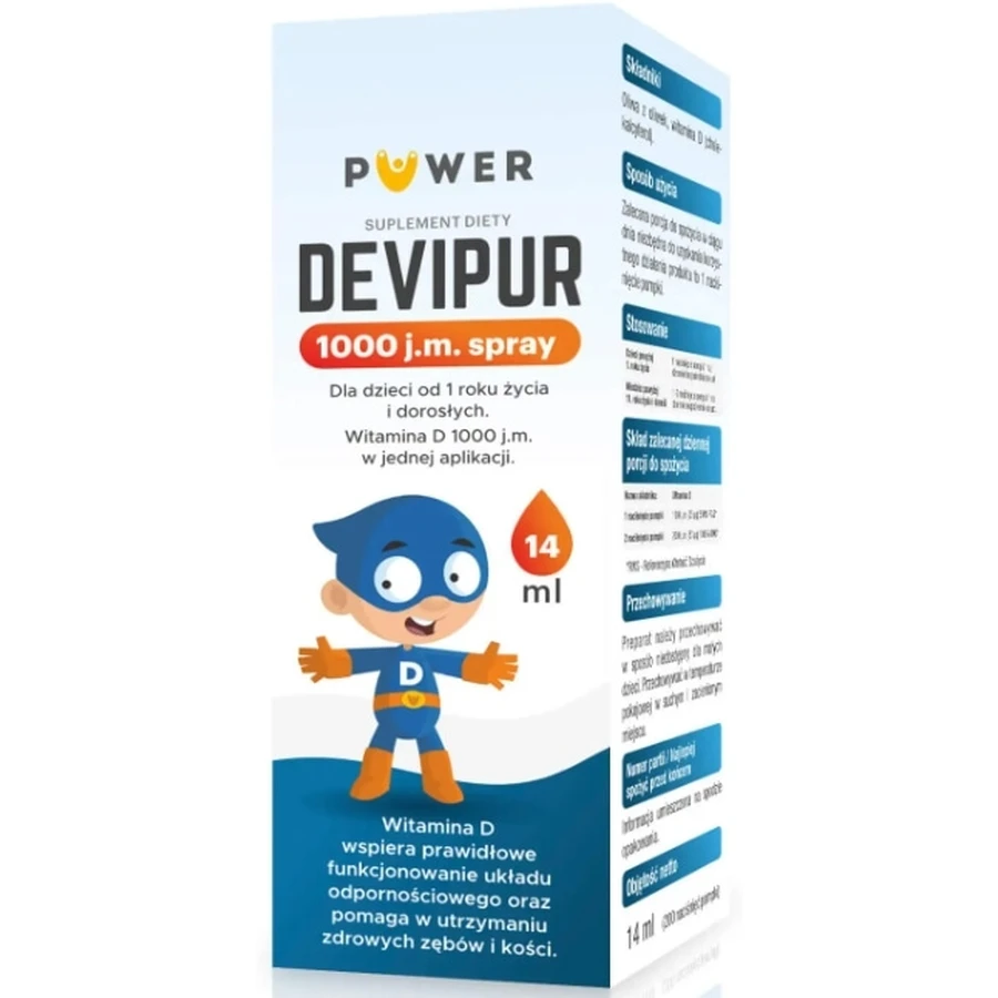 Devipur Vitamine D druppels 14 ml