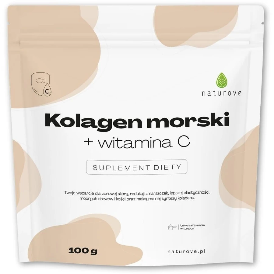 Naturove Kolagen morski z witaminą C 100 g: ceny i cechy