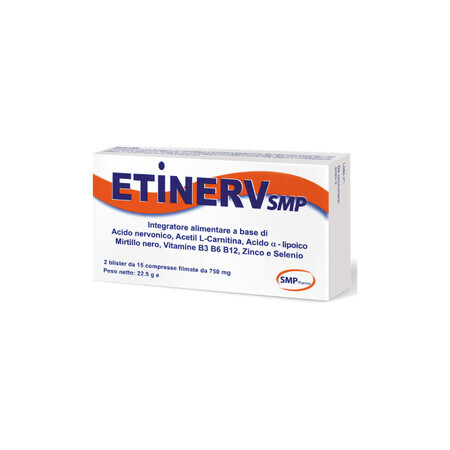 Etinerv, 750 mg, 30 comprimidos, SMP Pharma