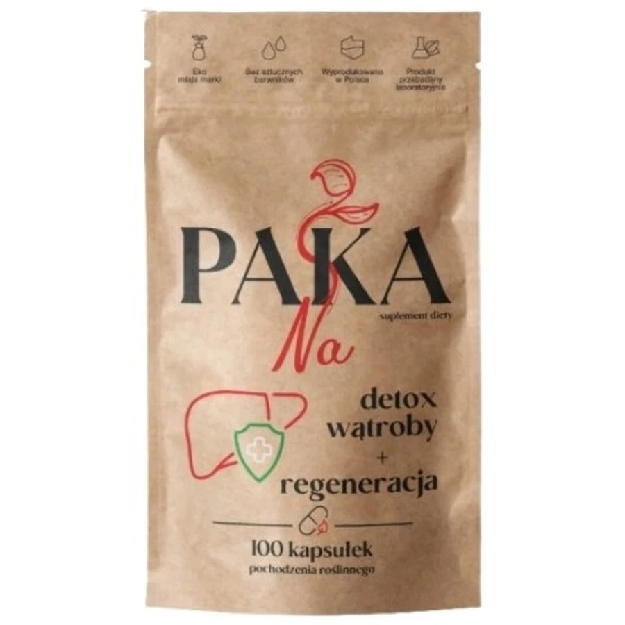PAKA Pentru detoxifierea + regenerarea ficatului 100 capsule (Data ...