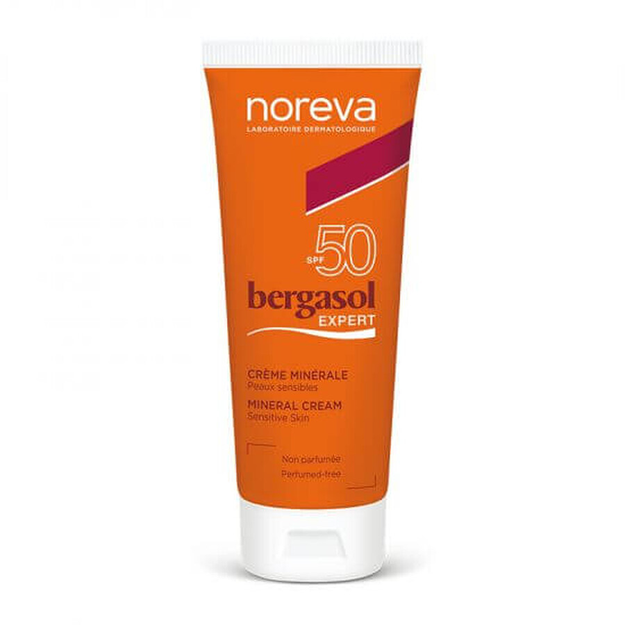 Noreva Bergasol Expert Mineral-Creme SPF50, 40 ml