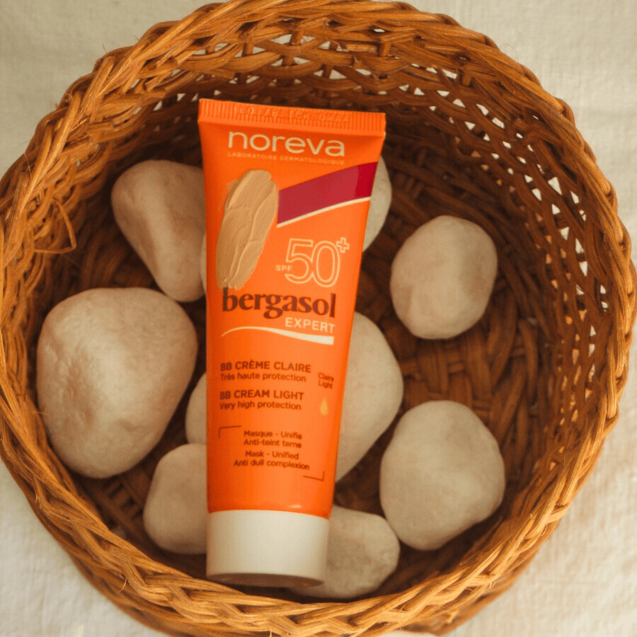 Noreva Bergasol Expert BB Light Cream SPF50+, 40 ml