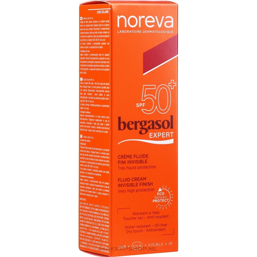 Noreva Bergasol Expert Crema BB Light SPF50+, 40 ml