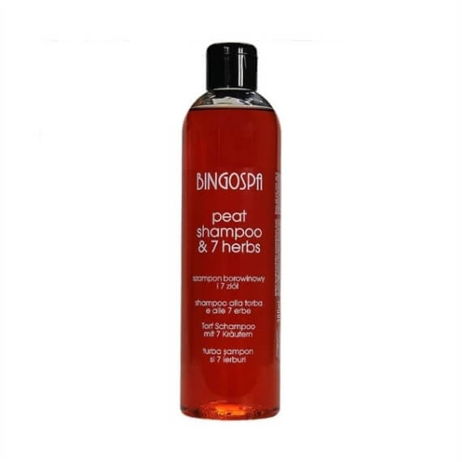 BINGOSPA Champú de barro y 7 hierbas 300 ml