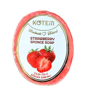 Săpun cu burete de căpșuni KOTEM 125 g