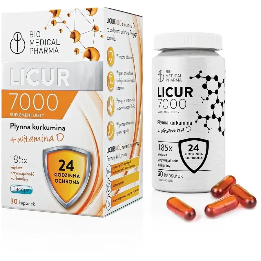 LICUR7000 + Vitamina D 30 capsule
