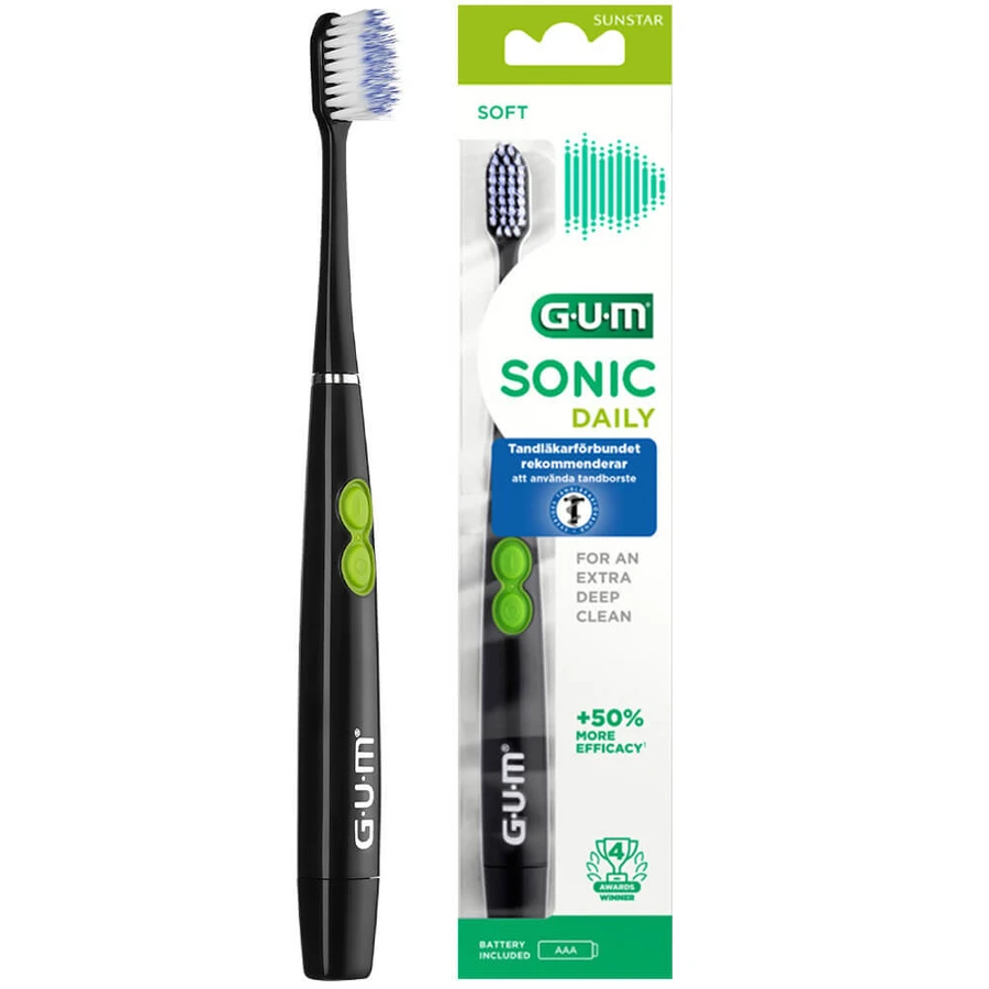 Cepillo dental suave Sonic Daily, 1 pieza, Sunstar Gum
