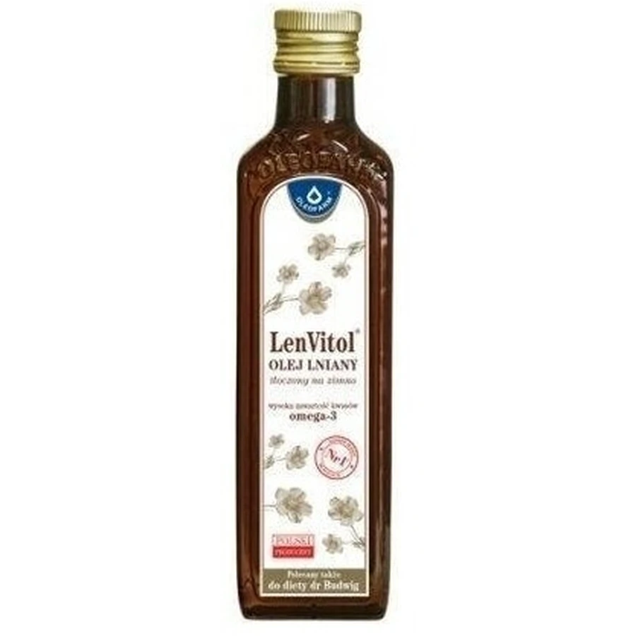 LenVitol aceite de linaza prensado en frío 250 ml (Dátil ...