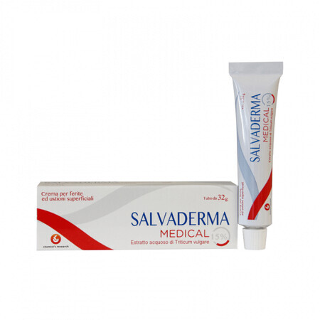 Crema para quemaduras y heridas superficiales, 32g, Salvaderma Medical